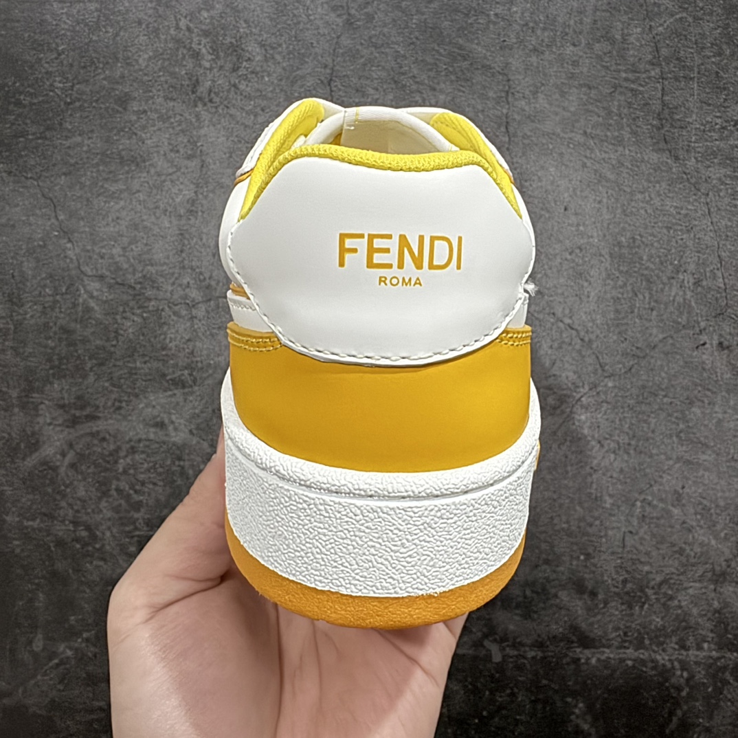 图片[4]-【广东纯原礼盒版本】FENDI 芬迪 Match Sneakers 低帮运动鞋nFendi芬迪情侣款休闲鞋 独家定制n全身20几个细节点全部做到一致还原吊打市面所有版本独家原装套装配件官方同源渠道原装订单 全套专柜包装物及配件n鞋底嵌入核心防伪芯片感应装置FENDI芬迪match最新爆款情侣款运动鞋板鞋n原版购入 高工艺无缝细空胶技术，贴楦误差0.05mm,鞋底采用固特异内外锁死工艺，最大限度弯折永不开胶，原鞋一致效果环保无味 鞋面采用麂皮和皮革拼接组合 logo内里采用毛巾绒里 上脚超级柔软 轻便 舒适搭配卫衣  尺码：35 36 37 38 39 40 41 42 43 44 45 46 编码：HH380420-鞋库