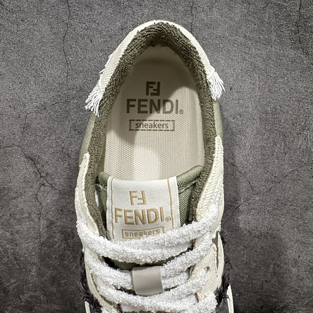 图片[8]-【广东纯原礼盒版本】FENDI 芬迪 Match Sneakers 低帮运动鞋nFendi芬迪情侣款休闲鞋 独家定制n全身20几个细节点全部做到一致还原吊打市面所有版本独家原装套装配件官方同源渠道原装订单 全套专柜包装物及配件n鞋底嵌入核心防伪芯片感应装置FENDI芬迪match最新爆款情侣款运动鞋板鞋n原版购入 高工艺无缝细空胶技术，贴楦误差0.05mm,鞋底采用固特异内外锁死工艺，最大限度弯折永不开胶，原鞋一致效果环保无味 鞋面采用麂皮和皮革拼接组合 logo内里采用毛巾绒里 上脚超级柔软 轻便 舒适搭配卫衣  尺码：35 36 37 38 39 40 41 42 43 44 45 46 编码：HH380420-莆田鞋批发中心