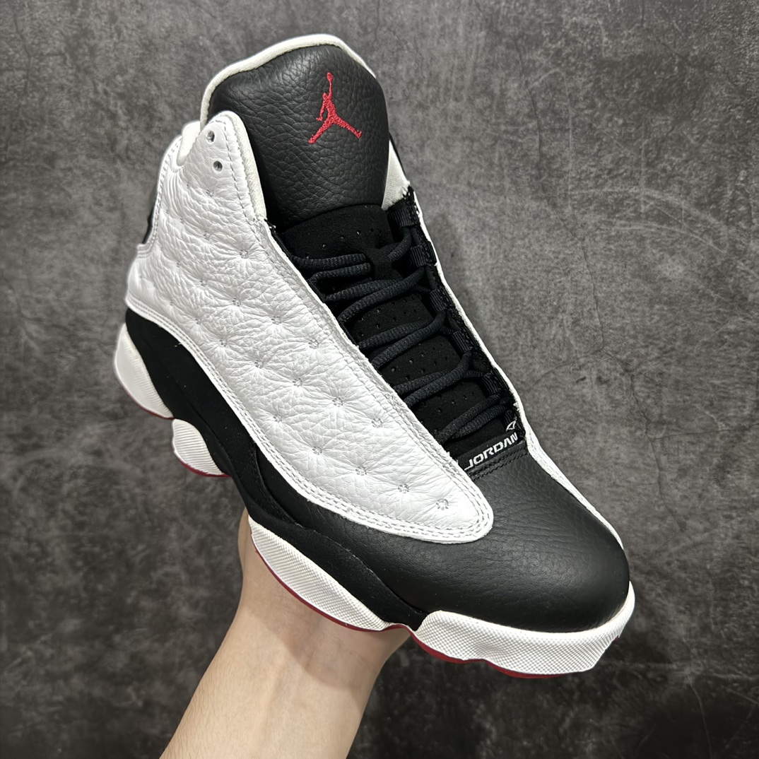 图片[3]-【DG2.0纯原】Air Jordan AJ13 Retro 黑白熊猫 414571-104n外贸特供批次 原楦原档案数据开模打造 公司渠道原装全息3D猫眼 原鞋开发 版型近乎零偏差 采购原厂皮料 LOGO五金部件高价开发私模 杜绝一眼假版本 原厂档案开模大底 共3层贴合工艺 三层中间加入海玻璃缓震鞋垫 大底采用进口一次MD而非市面二次MD低价原料成型 进口MD材料异味较少比原鞋还少 市面异味大刺鼻Size：40.5 41 42 42.5 43 44 44.5 45 46 47.5 48.5 编码：LJQ420450-莆田鞋批发中心