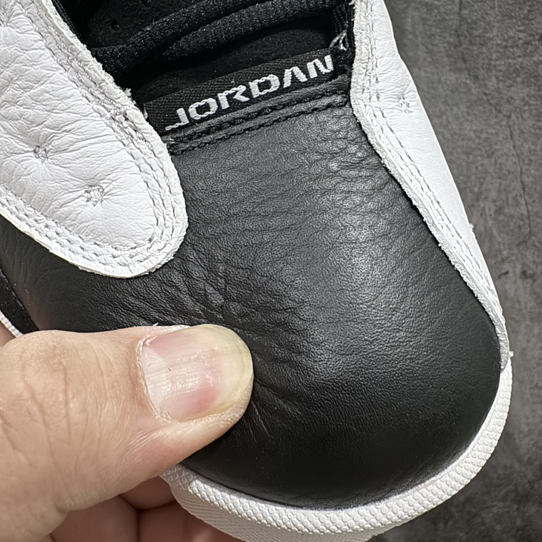 图片[4]-【DG2.0纯原】Air Jordan AJ13 Retro 黑白熊猫 414571-104n外贸特供批次 原楦原档案数据开模打造 公司渠道原装全息3D猫眼 原鞋开发 版型近乎零偏差 采购原厂皮料 LOGO五金部件高价开发私模 杜绝一眼假版本 原厂档案开模大底 共3层贴合工艺 三层中间加入海玻璃缓震鞋垫 大底采用进口一次MD而非市面二次MD低价原料成型 进口MD材料异味较少比原鞋还少 市面异味大刺鼻Size：40.5 41 42 42.5 43 44 44.5 45 46 47.5 48.5 编码：LJQ420450-莆田鞋批发中心