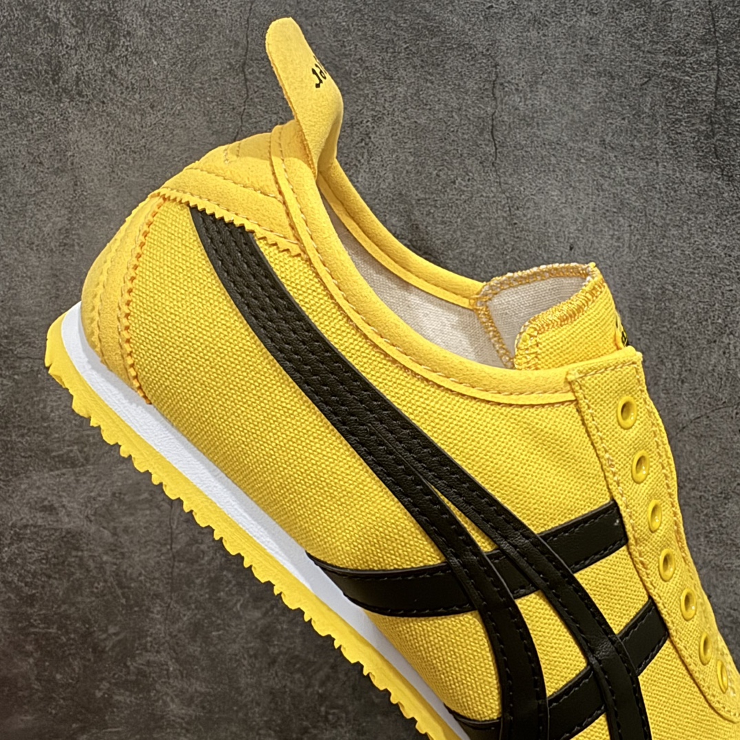 图片[6]-【PH纯原】Asics Onitsuka Tiger MEXICO 66 亚瑟士鬼冢虎复古经典板鞋 黄色nn印尼厂Oem原单材料 除成型在PT外n其余全部客供材料 淘宝B级代购店铺内供💯n四联官方吊牌 乳胶组合鞋垫、羊皮纸质中底 不用宰手买专柜 这里满足你👊🏼 全新工厂开发 一线品质 全部原鞋一比一开发 Size：36-46 全码出货 编码：T1190200-莆田鞋批发中心