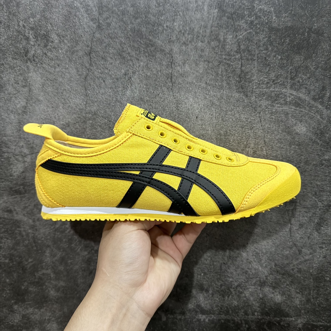 【PH纯原】Asics Onitsuka Tiger MEXICO 66 亚瑟士鬼冢虎复古经典板鞋 黄色nn印尼厂Oem原单材料 除成型在PT外n其余全部客供材料 淘宝B级代购店铺内供💯n四联官方吊牌 乳胶组合鞋垫、羊皮纸质中底 不用宰手买专柜 这里满足你👊🏼 全新工厂开发 一线品质 全部原鞋一比一开发 Size：36-46 全码出货 编码：T1190200-莆田鞋批发中心