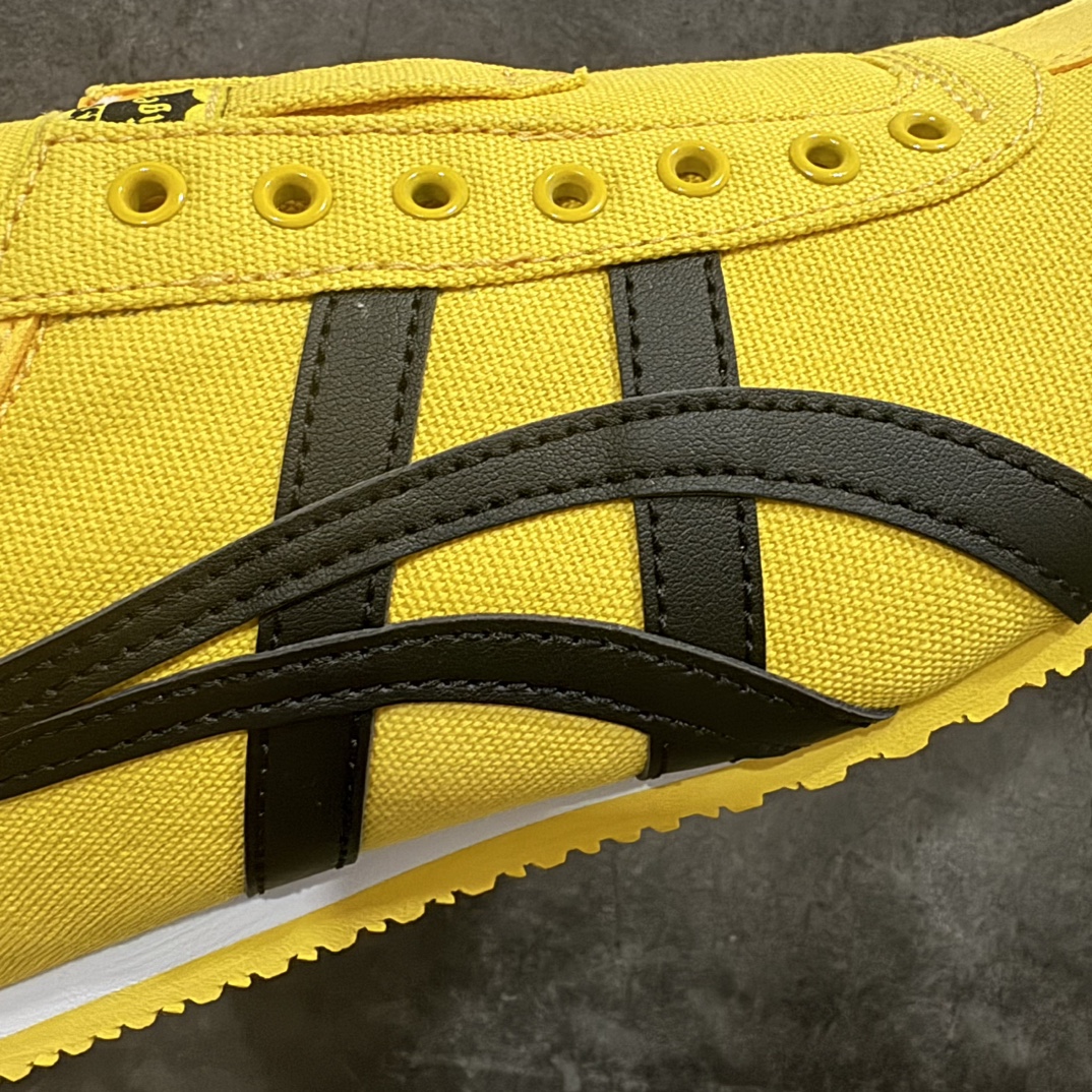 图片[3]-【PH纯原】Asics Onitsuka Tiger MEXICO 66 亚瑟士鬼冢虎复古经典板鞋 黄色nn印尼厂Oem原单材料 除成型在PT外n其余全部客供材料 淘宝B级代购店铺内供💯n四联官方吊牌 乳胶组合鞋垫、羊皮纸质中底 不用宰手买专柜 这里满足你👊🏼 全新工厂开发 一线品质 全部原鞋一比一开发 Size：36-46 全码出货 编码：T1190200-莆田鞋批发中心