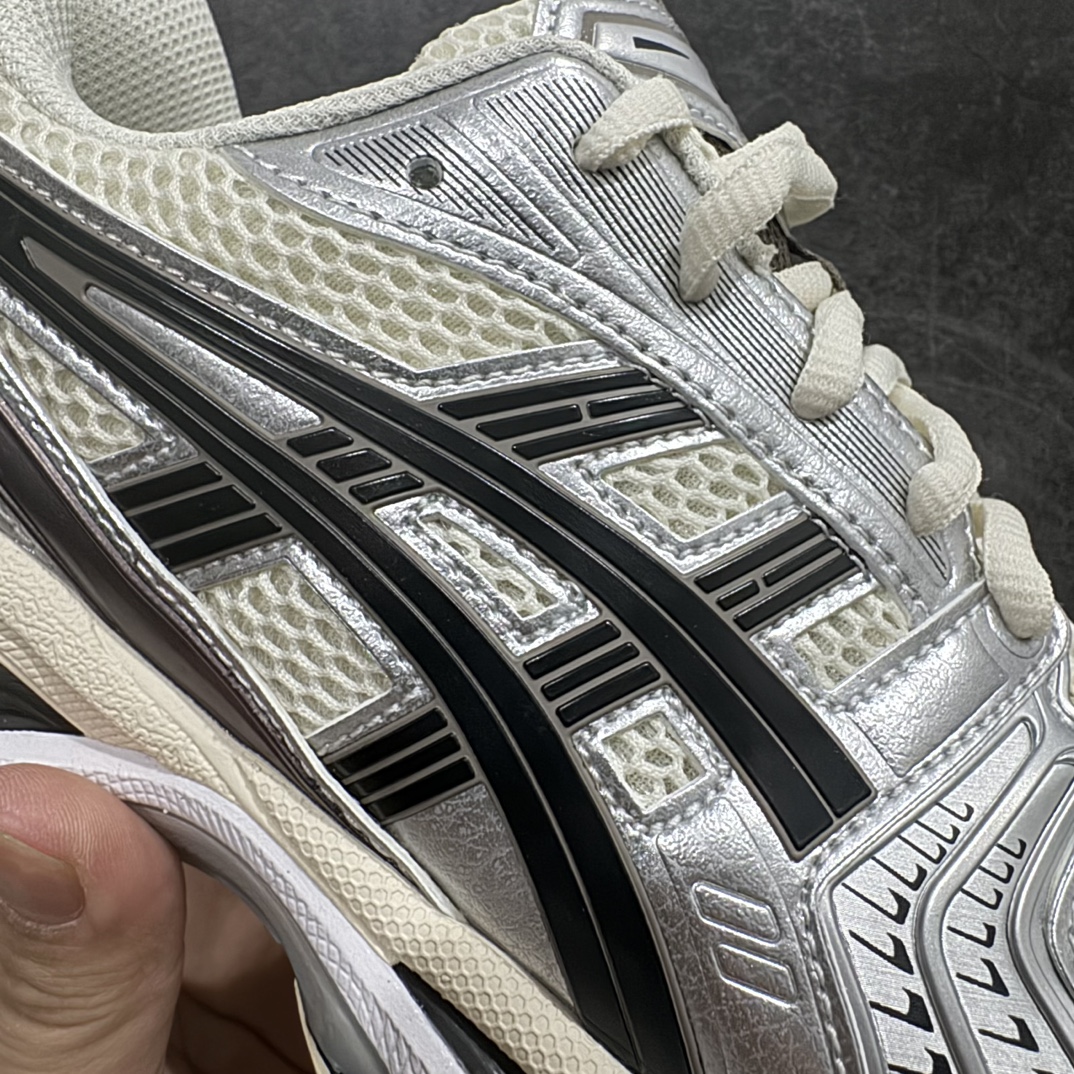 纯原版ASICSGEL-KAYANO14亚瑟士系列轻量缓震休闲运动跑步鞋黑白银目前市场最优品质鞋型细节秒