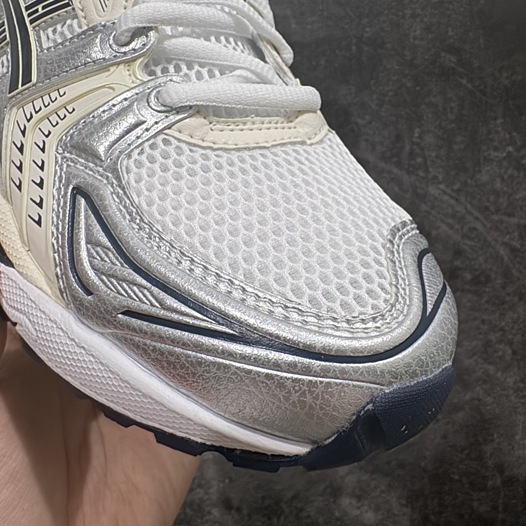 纯原版ASICSGEL-KAYANO14亚瑟士系列轻量缓震休闲运动跑步鞋黑白银目前市场最优品质鞋型细节秒