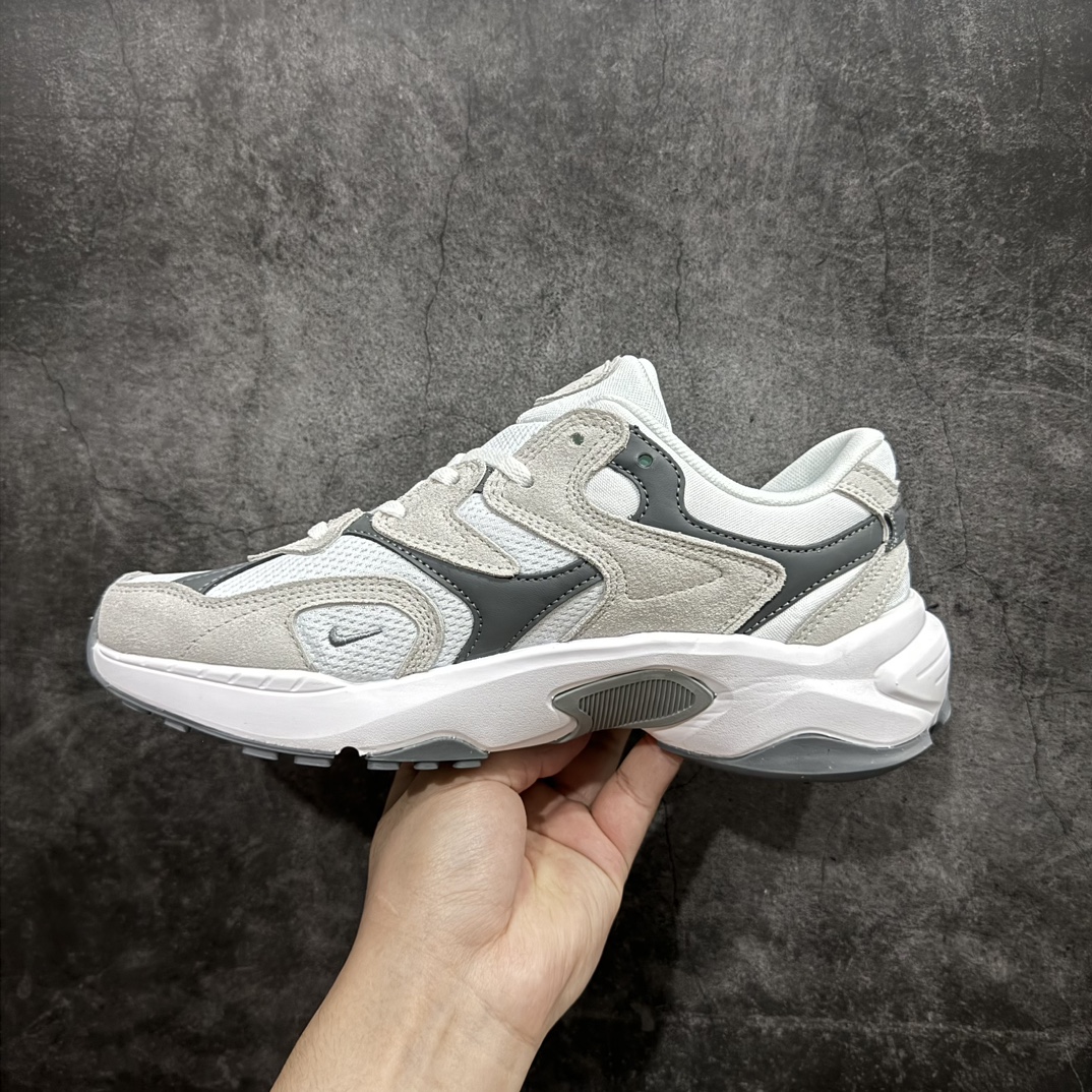 图片[2]-【公司级】耐克Nike  AL8\”Sail Light Bone\”系列低帮复古百搭厚底老爹风休闲运动慢跑鞋“灰白”FJ3794-101nn男女鞋真标半码制n原楦开发版型 采用环保绒面革与网织布鞋面材质n中底嵌入高密MD缓震物料 外置橡胶防滑底片❗️n又一款经典耐穿的老爹鞋来啦！nNike  AL8 运动鞋气垫缓震老爹鞋舒适有型，让你尽享畅动时光。该鞋款采用匠心设计，尽显流畅律动，为不同造型增添盎然意趣。舒适鞋底搭载 Air Max 技术，结合自然美学，缔造脚踏实地的出众体验。 尺码：36 36.5 37.5 38 38.5 39 40 40.5 41 42 42.5 43 44 44.5 45 编码：CC240260-鞋库