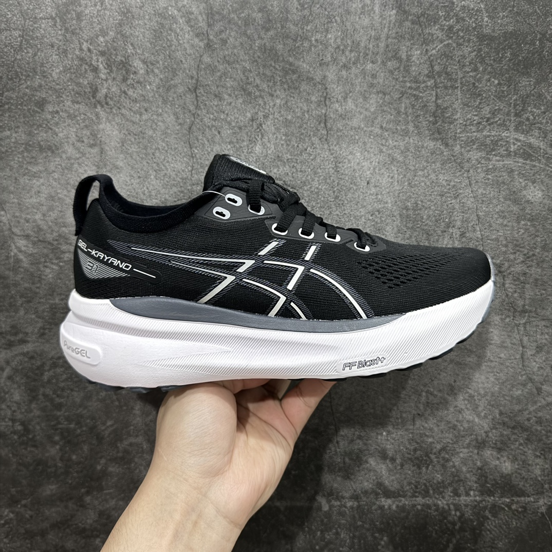 【公司级】Asics Gel-Kayano 31代 运动休闲透气专业跑鞋 1011B955-100rn#原档案据数开发楦型纸版 原装印尼工代进口单丝纤维程工网布鞋面，更贴合脚型和舒适透气，后跟稳定片带来合脚舒适的穿着感优化后的GEL，提供更好的缓冲保护性，FLYTEFOAM BLAST中底科技，兼具轻量、缓冲、回弹，提升跑步推进力，给跑步健将营造新的跑步体验。 r 尺码：36 37 37.5 38 39 39.5 40 40.5 41.5 42 42.5 43.5 44 45  编码：CC260280-鞋库