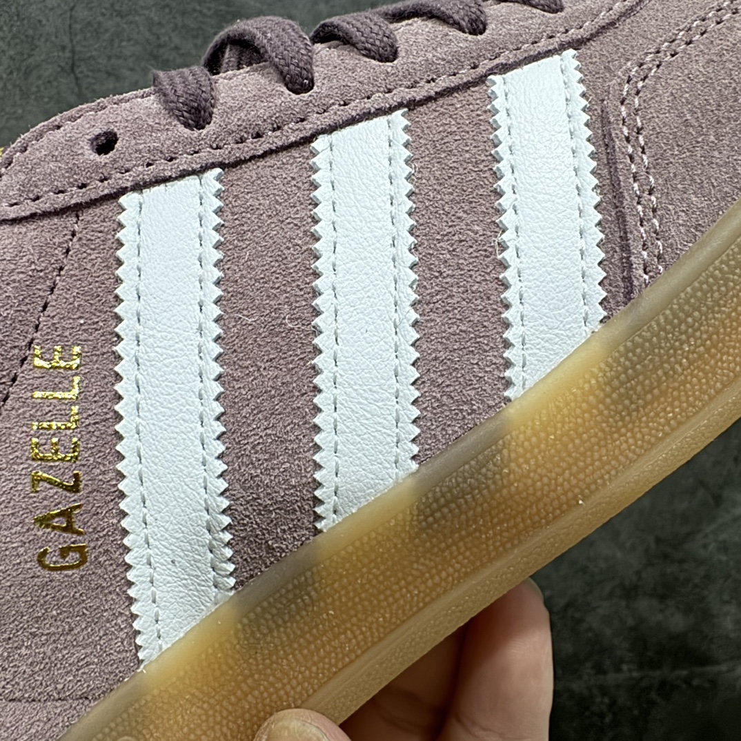 AdidasOriginalGazelleIndoor复古休闲运动德训风板鞋纯原大厂出品原厂定制长毛翻毛