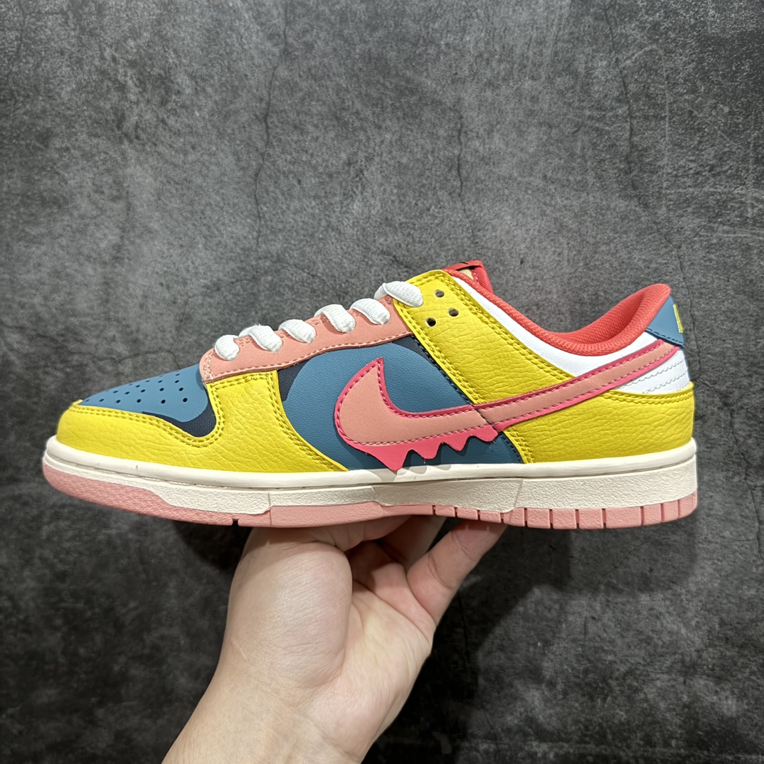 图片[2]-【创意定制版】NIKE SB Dunk Low Pro奶油nn原装头层材料 独家版型蒸餾加工n帶來的是更好的视觉和脚感体验n大厂纯原品质出货 清洁度 电绣工艺皮料切割干净无任何毛边 细节完美官方货号：MG7175-026 尺码：36 36.5 37.5 38 38.5 39 40 40.5 41 42 42.5 43 44 44.5 45 编码：CC230260-莆田鞋批发中心