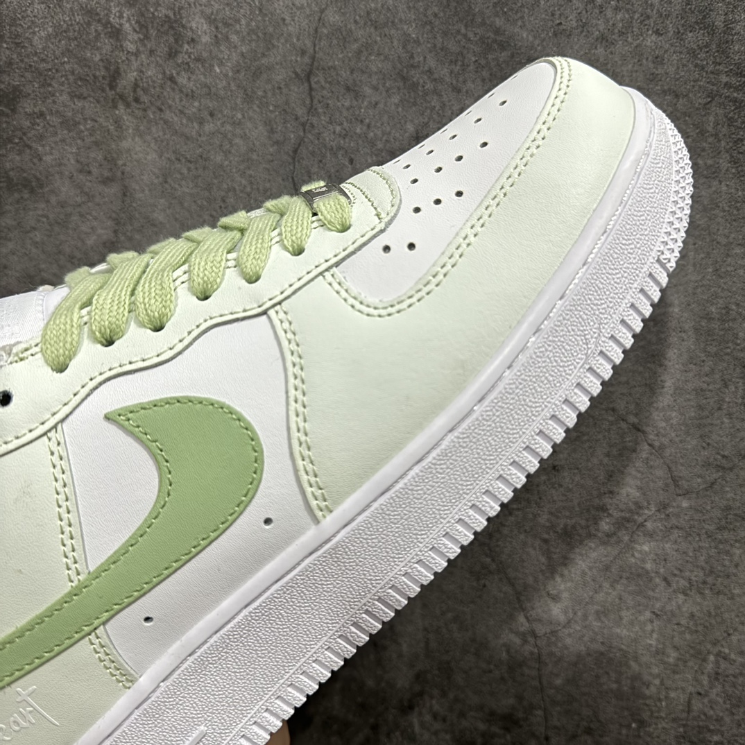 公司级官方爆款定制二次元主题NikeAirForce1Low078weetheart青苹果喷绘空军一号低