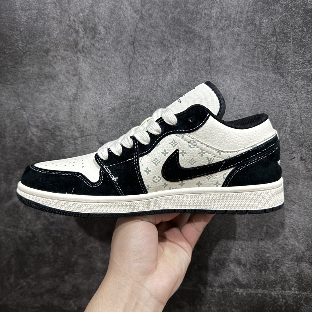 图片[2]-Air Jordan 1 Low AJ1 乔1 LV联名-黑武士 高端定制 低帮篮球鞋 SJ9950-007rn#定制鞋盒 大厂纯原品质出货 超高清洁度 皮料切割干净无任何毛边 细节完美 r 尺码：36 36.5 37.5 38 38.5 39 40 40.5 41 42 42.5 43 44 44.5 45 编码：HXS320340-莆田鞋批发中心