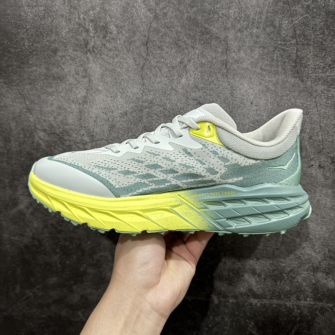 纯原版HOKAONEONESpeedgoat5户外越野跑步鞋飞速羚羊5系列新一代工程网纱鞋面在确保鞋面稳