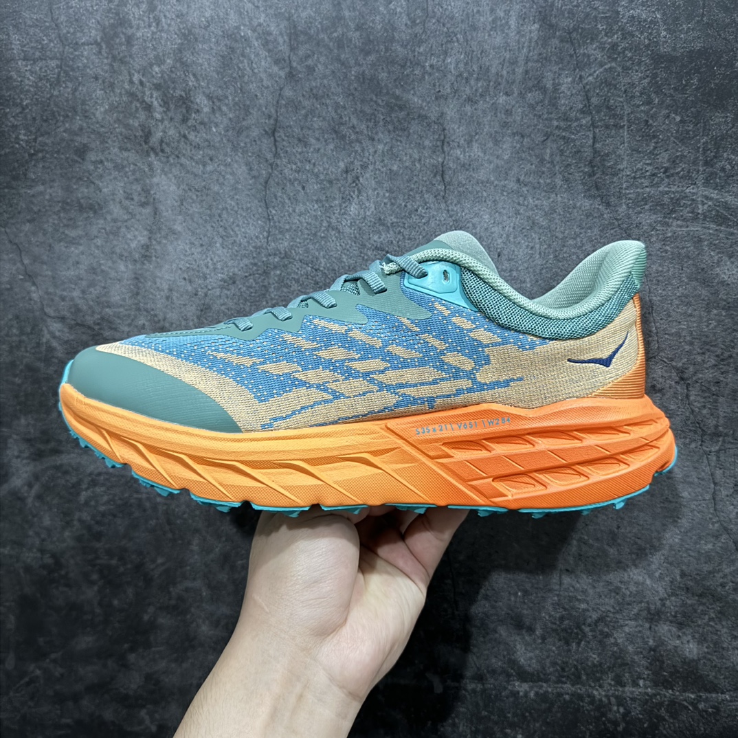 纯原版HOKAONEONESpeedgoat5户外越野跑步鞋飞速羚羊5系列新一代工程网纱鞋面在确保鞋面稳