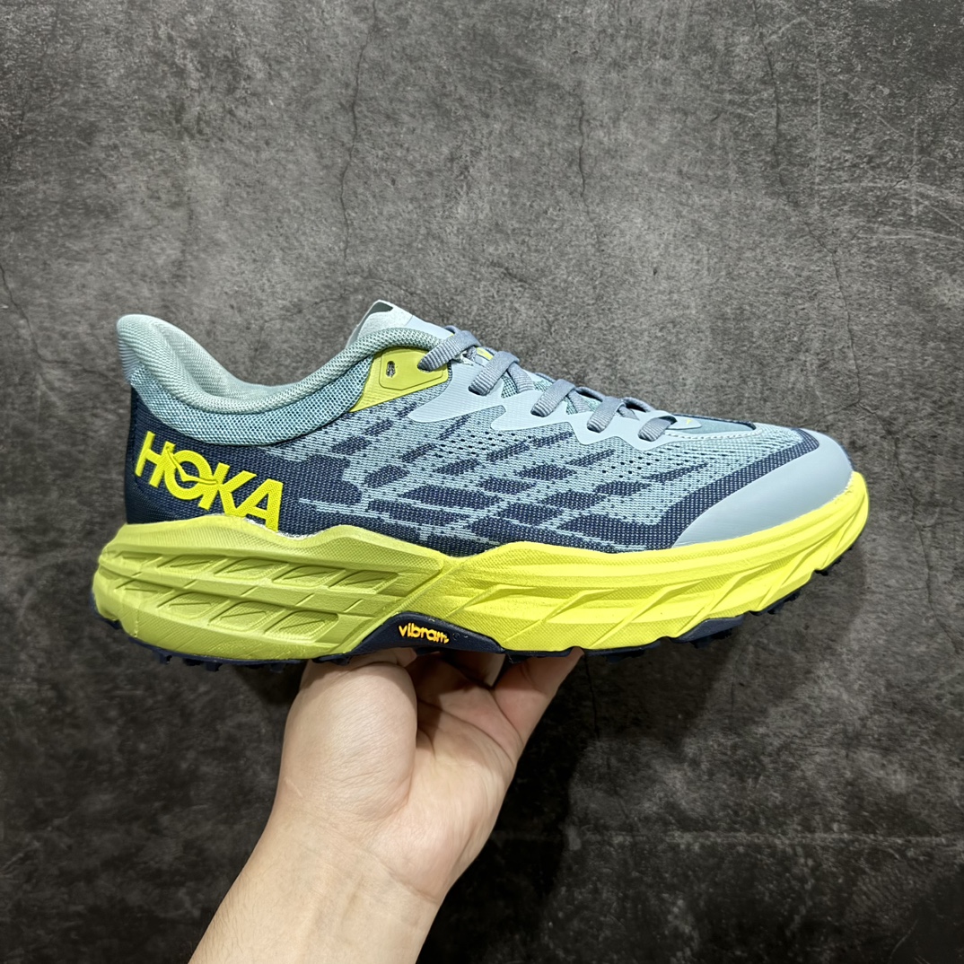 纯原版HOKAONEONESpeedgoat5户外越野跑步鞋飞速羚羊5系列新一代工程网纱鞋面在确保鞋面稳