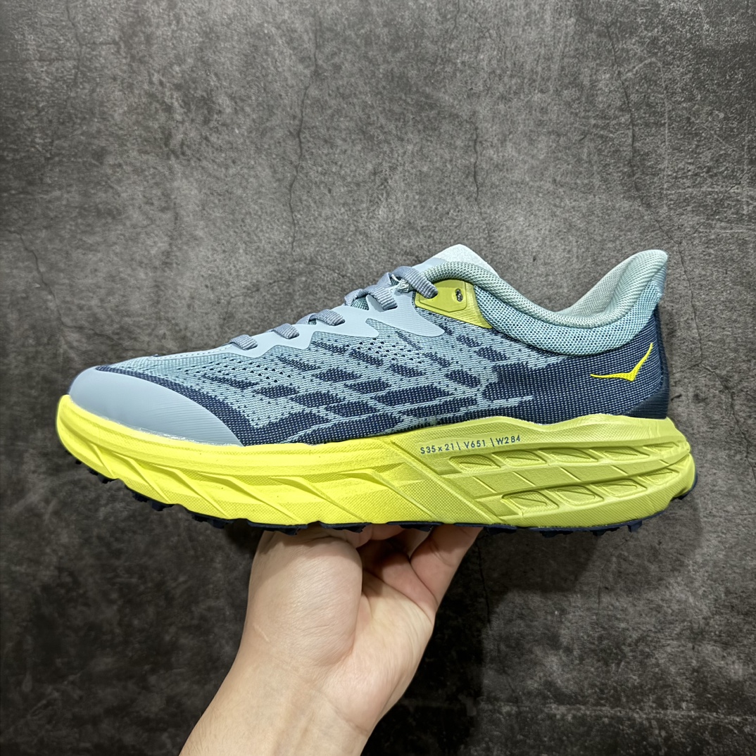 纯原版HOKAONEONESpeedgoat5户外越野跑步鞋飞速羚羊5系列新一代工程网纱鞋面在确保鞋面稳