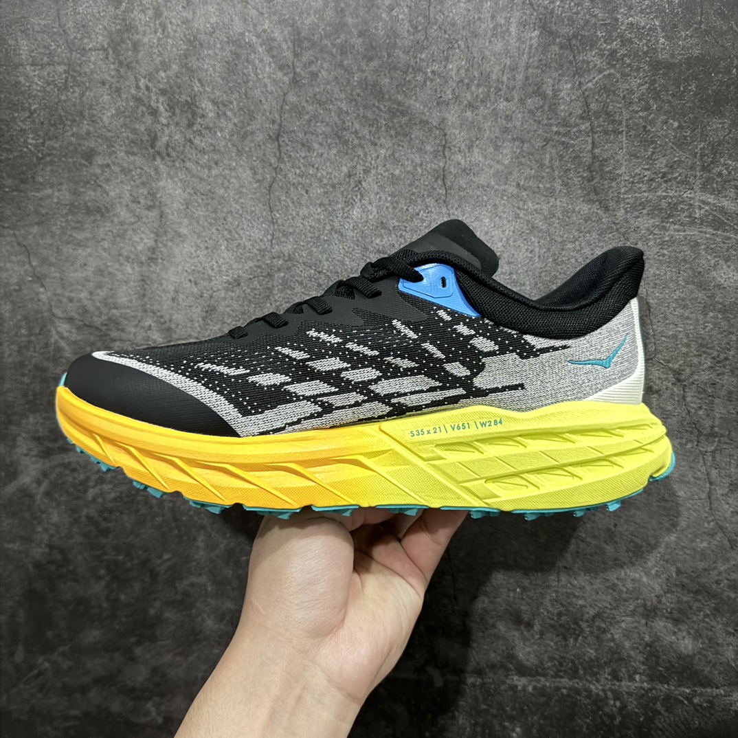 纯原版HOKAONEONESpeedgoat5户外越野跑步鞋飞速羚羊5系列新一代工程网纱鞋面在确保鞋面稳