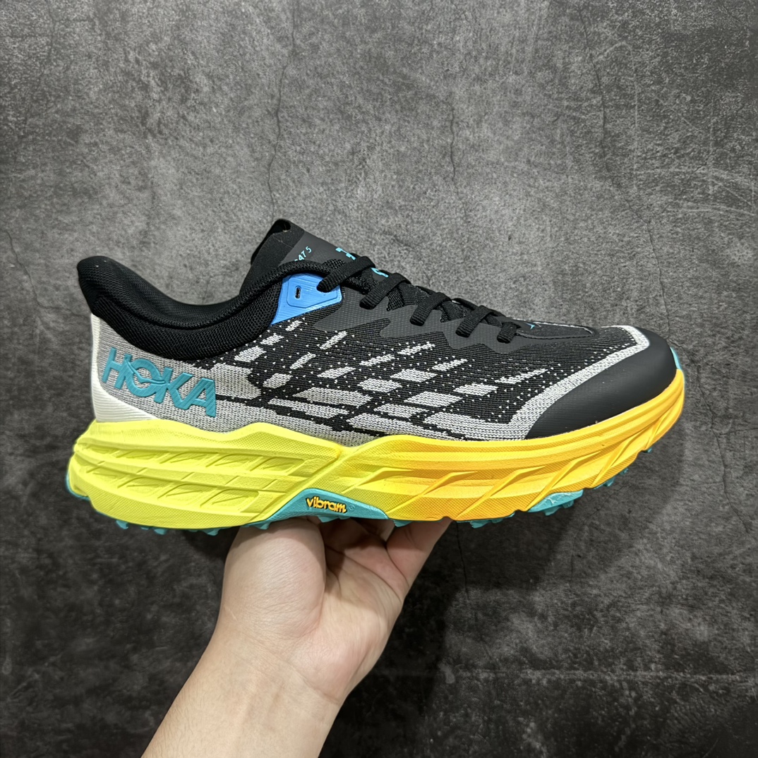 纯原版HOKAONEONESpeedgoat5户外越野跑步鞋飞速羚羊5系列新一代工程网纱鞋面在确保鞋面稳