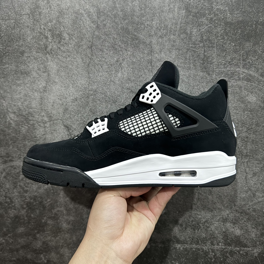 老DT纯原 Air Jordan AJ4 Retro 白黑雷公 FQ8138-001