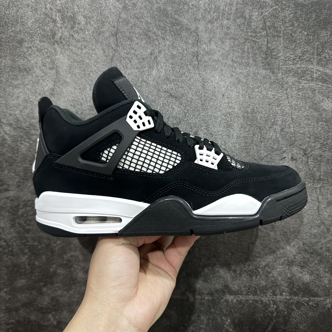 老DT纯原 Air Jordan AJ4 Retro 白黑雷公 FQ8138-001