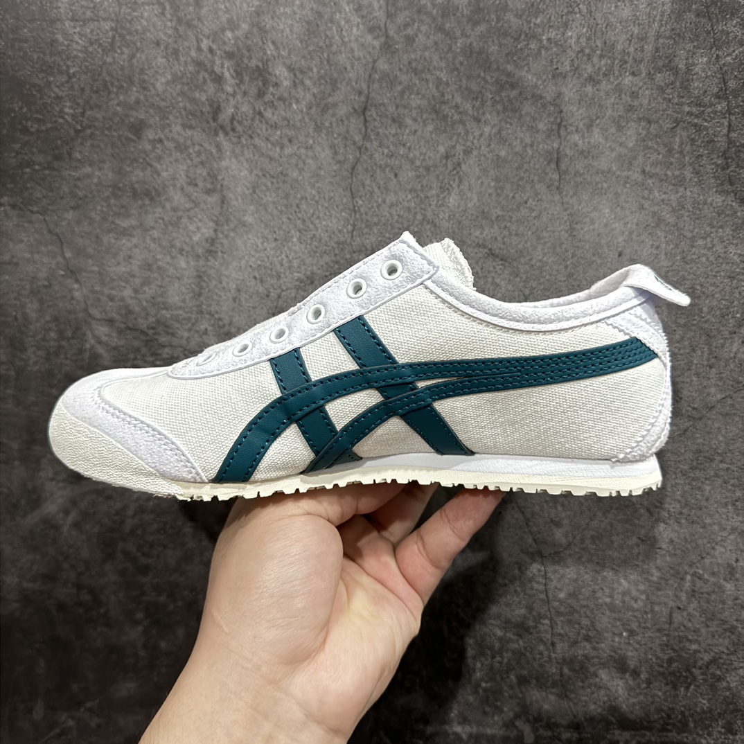 图片[2]-【PH纯原】Asics Onitsuka Tiger MEXICO 66 亚瑟士鬼冢虎复古经典板鞋 白绿色nn印尼厂Oem原单材料 除成型在PT外n其余全部客供材料 淘宝B级代购店铺内供💯n四联官方吊牌 乳胶组合鞋垫、羊皮纸质中底 不用宰手买专柜 这里满足你👊🏼 全新工厂开发 一线品质 全部原鞋一比一开发 Size：36-46 全码出货 编码：T1190200-鞋库