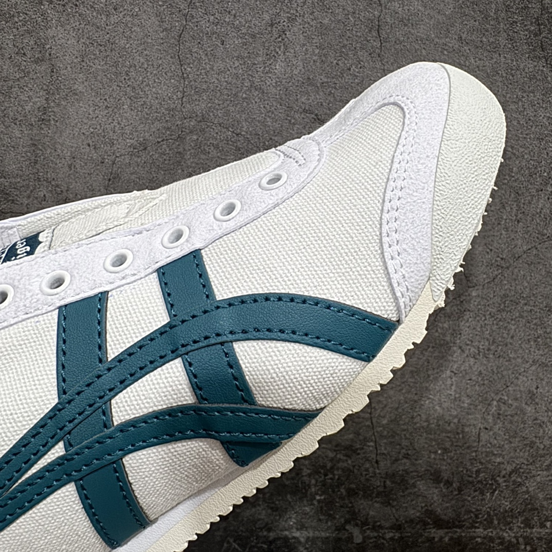 图片[6]-【PH纯原】Asics Onitsuka Tiger MEXICO 66 亚瑟士鬼冢虎复古经典板鞋 白绿色nn印尼厂Oem原单材料 除成型在PT外n其余全部客供材料 淘宝B级代购店铺内供💯n四联官方吊牌 乳胶组合鞋垫、羊皮纸质中底 不用宰手买专柜 这里满足你👊🏼 全新工厂开发 一线品质 全部原鞋一比一开发 Size：36-46 全码出货 编码：T1190200-鞋库