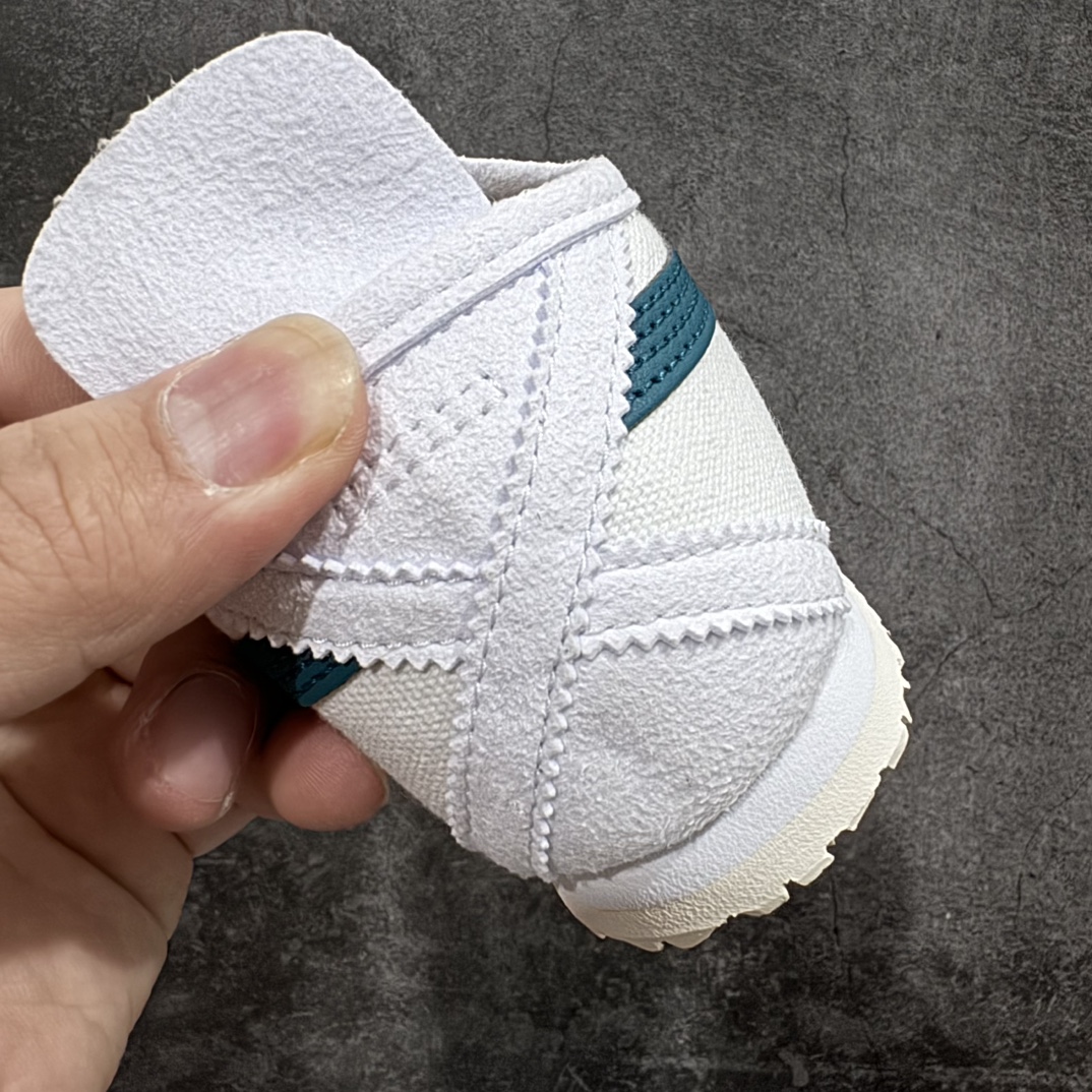 图片[2]-【PH纯原】Asics Onitsuka Tiger MEXICO 66 亚瑟士鬼冢虎复古经典板鞋 白绿色nn印尼厂Oem原单材料 除成型在PT外n其余全部客供材料 淘宝B级代购店铺内供💯n四联官方吊牌 乳胶组合鞋垫、羊皮纸质中底 不用宰手买专柜 这里满足你👊🏼 全新工厂开发 一线品质 全部原鞋一比一开发 Size：36-46 全码出货 编码：T1190200-鞋库