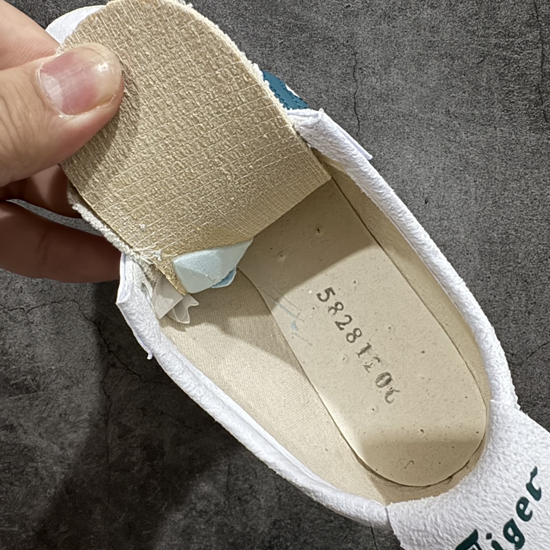 图片[8]-【PH纯原】Asics Onitsuka Tiger MEXICO 66 亚瑟士鬼冢虎复古经典板鞋 白绿色nn印尼厂Oem原单材料 除成型在PT外n其余全部客供材料 淘宝B级代购店铺内供💯n四联官方吊牌 乳胶组合鞋垫、羊皮纸质中底 不用宰手买专柜 这里满足你👊🏼 全新工厂开发 一线品质 全部原鞋一比一开发 Size：36-46 全码出货 编码：T1190200-鞋库