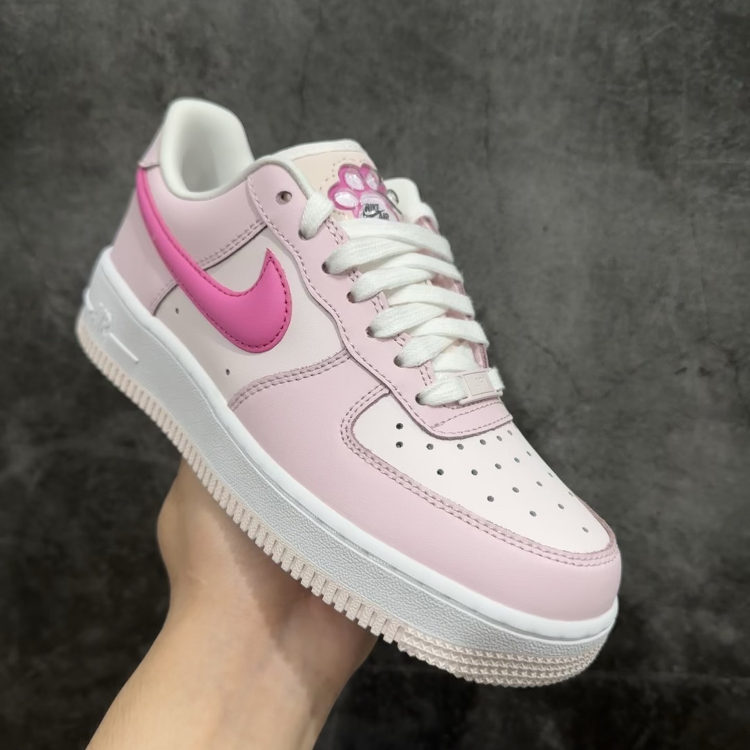 公司级NikeAirForce1Low07白粉原楦头原纸板打造纯正低帮空军版型专注外贸渠道全掌内置蜂窝气