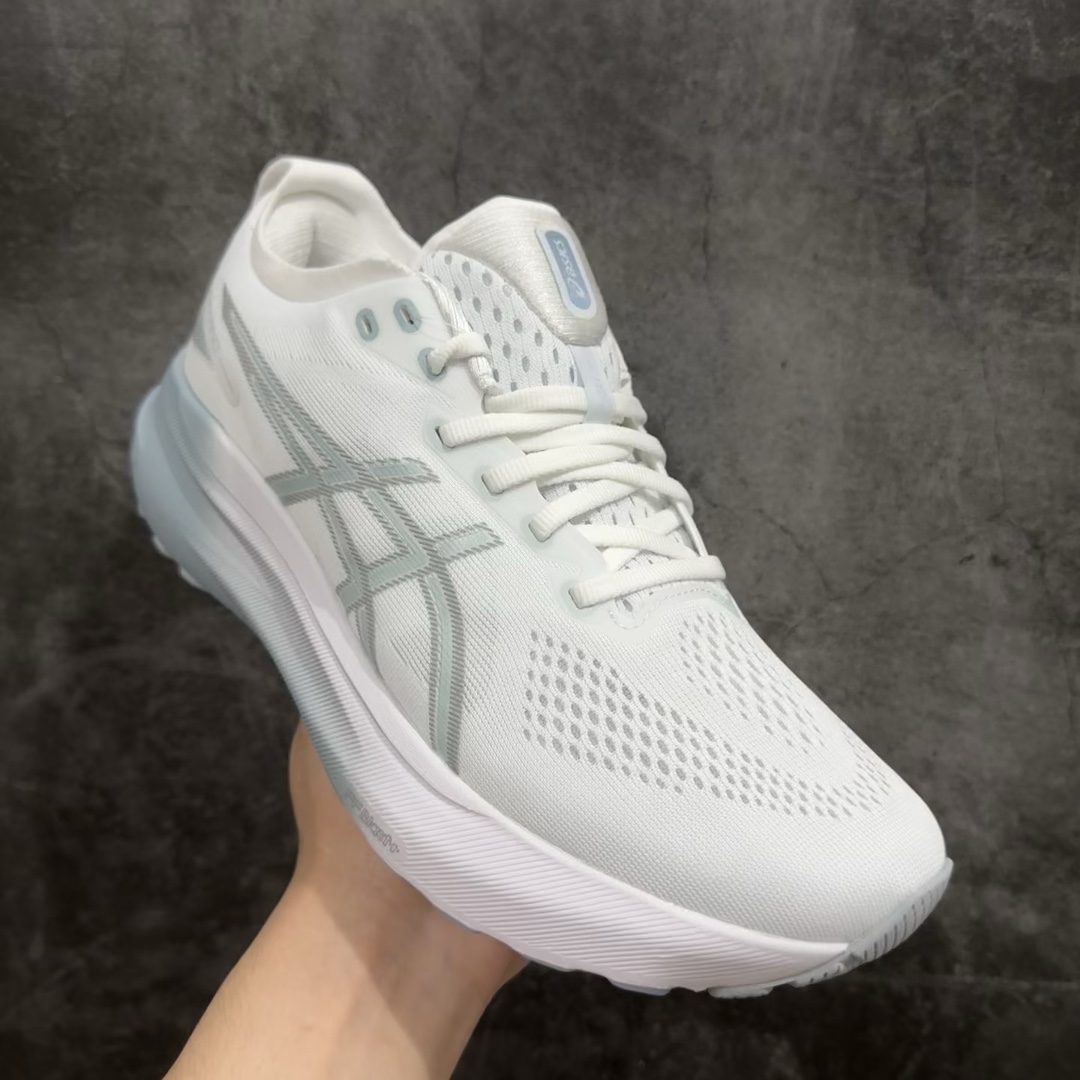 公司级AsicsGel-Kayano31代运动休闲透气专业跑鞋1011B955-100#原档案据数开发楦