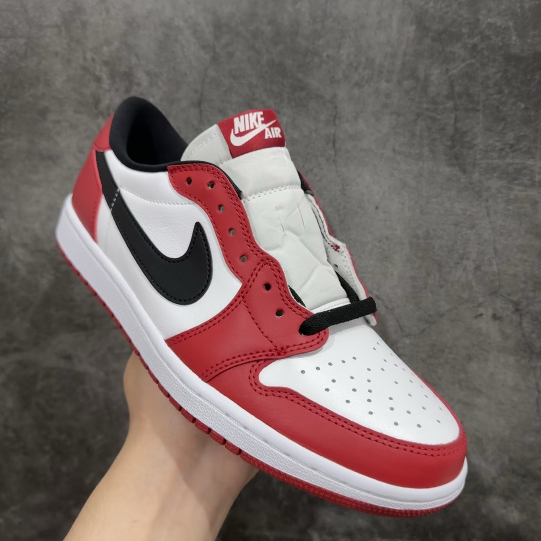 纯原AirJordanAJ1RetroLowOG芝加哥低帮705329-600全新批次Ljr同源清远全套