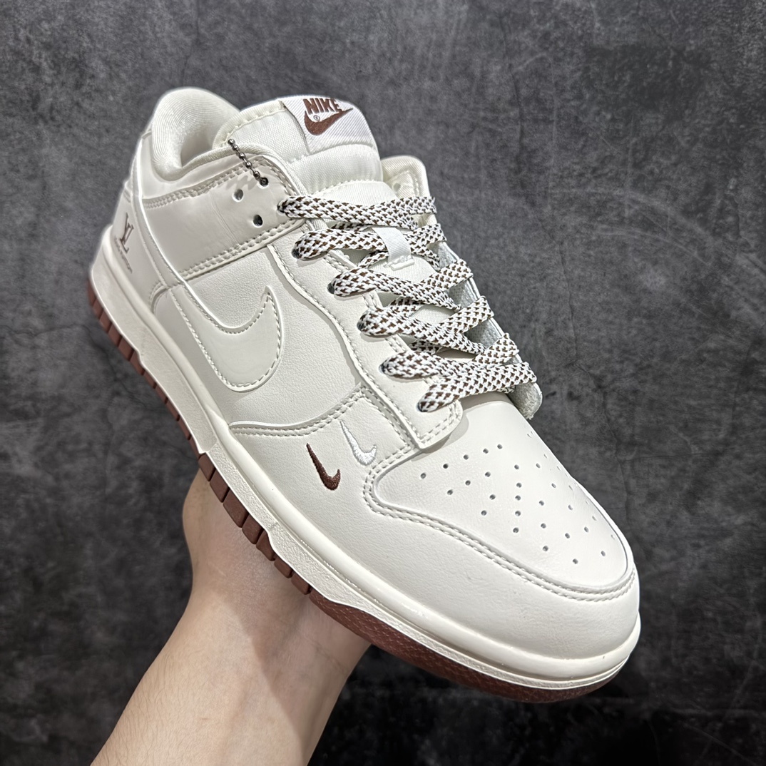 定制版NIKESBDunkLowxLouisVuitton米白棕XX2025-309定制鞋盒大厂纯原品质