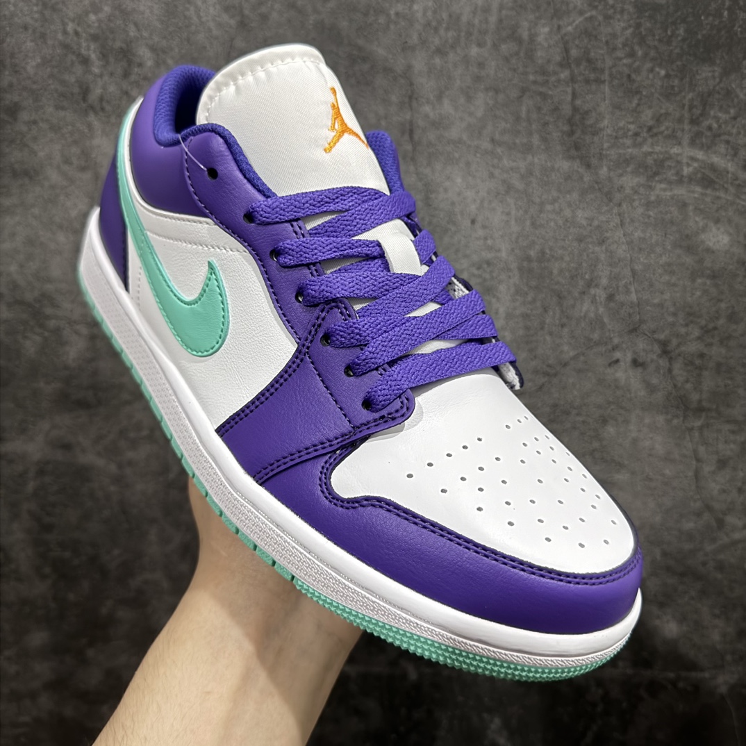 K版 Air Jordan 1 Low AJ1 乔1夏洛特黄蜂 低帮文化休闲板鞋 HJ9013-550