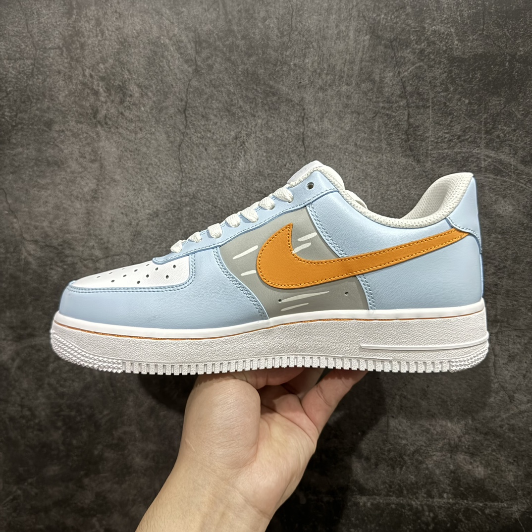 纯原NikeAirForce1Low07圣诞夜小熊白灰蓝原楦头原纸板打造纯正低帮空军版型专注外贸渠道全掌