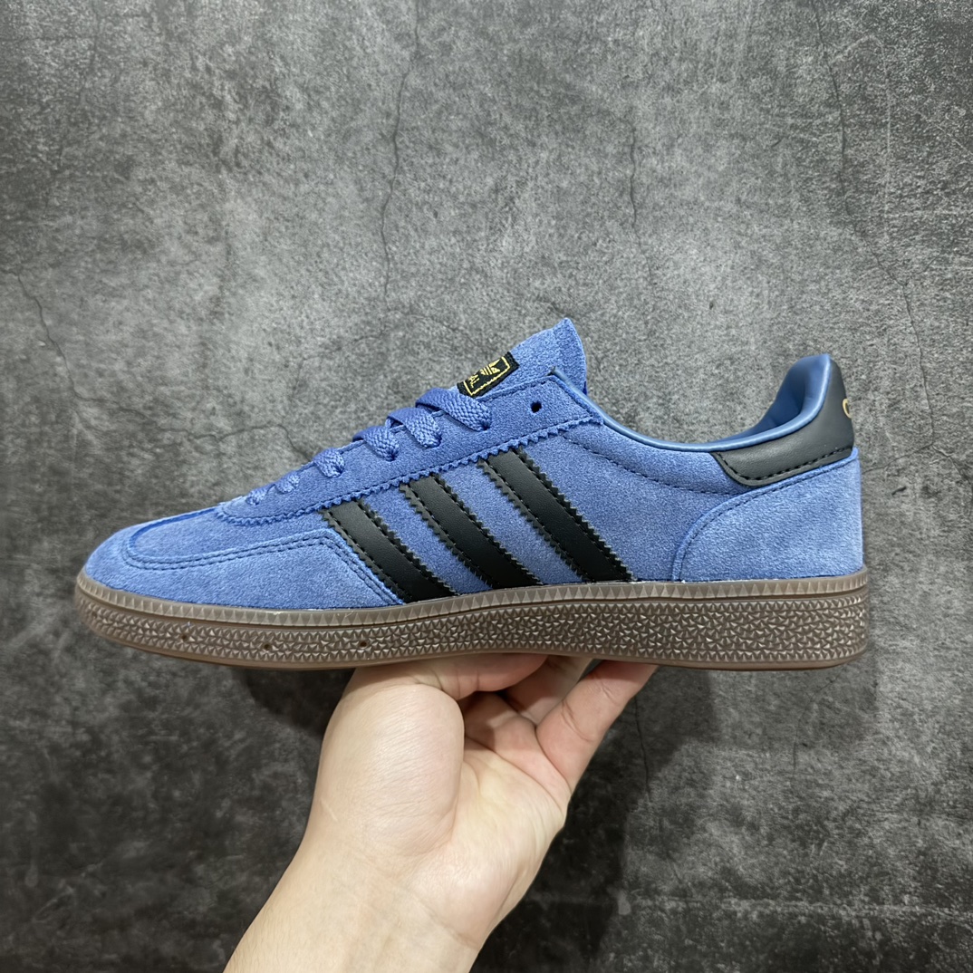 R版 Adidas originals Handball Spezial 阿迪达斯 低帮蓝黑色低邦板鞋 IE5896