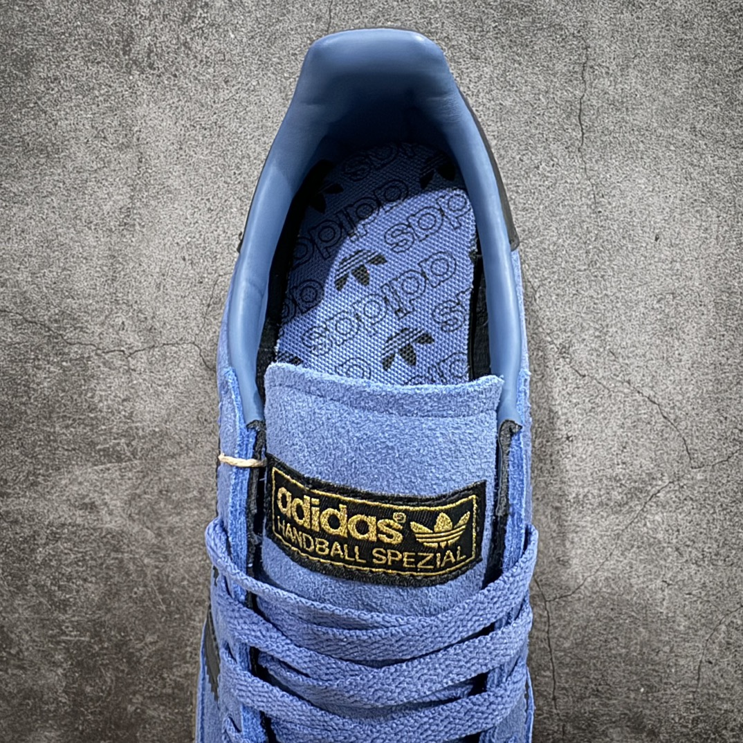 R版 Adidas originals Handball Spezial 阿迪达斯 低帮蓝黑色低邦板鞋 IE5896