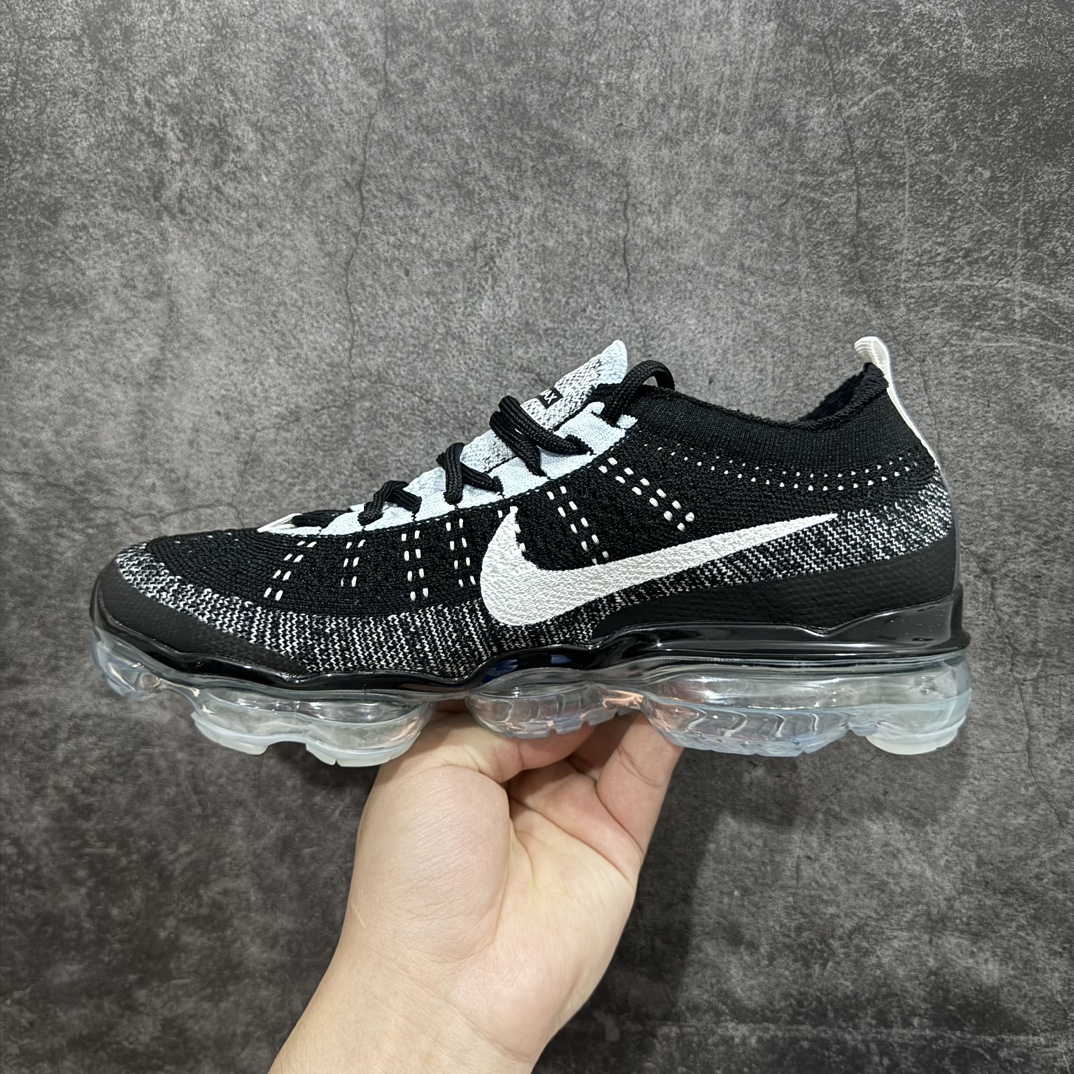 纯原版2023款NikeAirVaporMaxFlyknit耐磨黑灰白低帮跑步鞋货号:DV1678-01