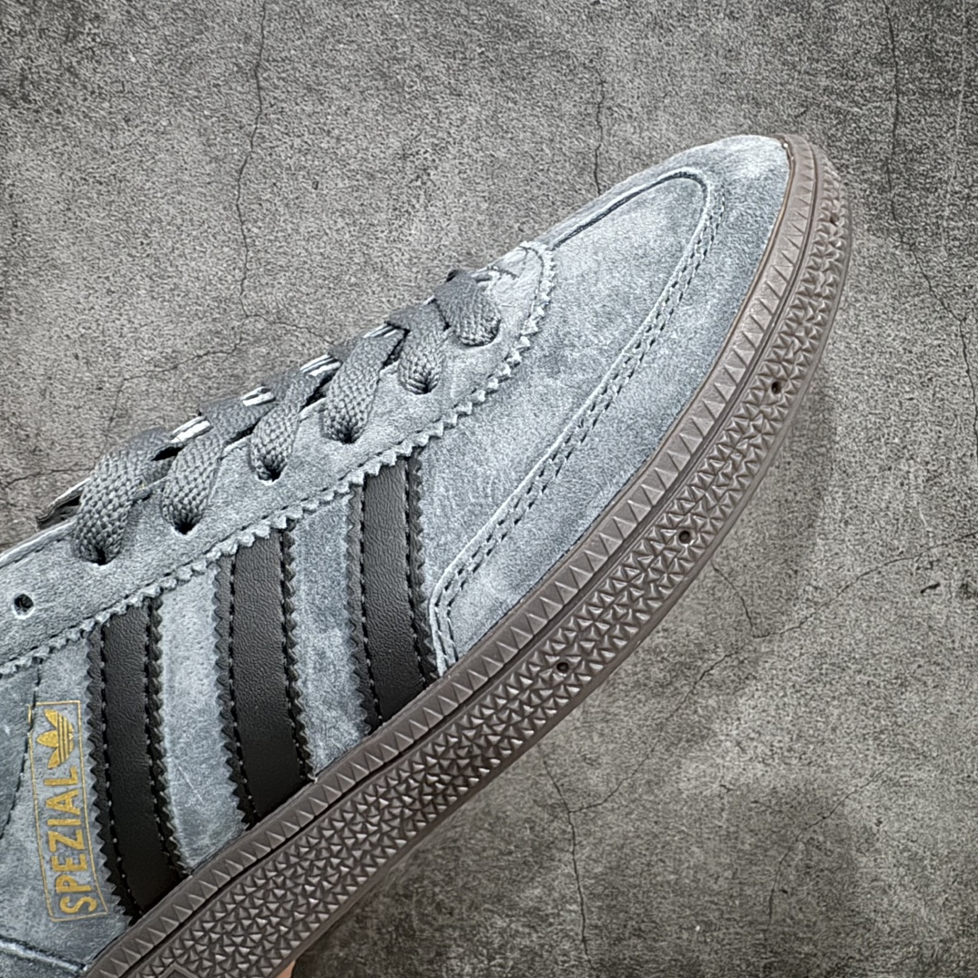 R版 Adidas originals Handball Spezial 阿迪达斯 低帮灰黑色 低邦板鞋 GW1398