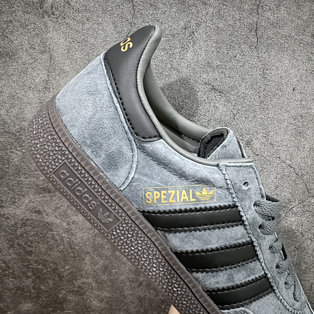 R版 Adidas originals Handball Spezial 阿迪达斯 低帮灰黑色 低邦板鞋 GW1398