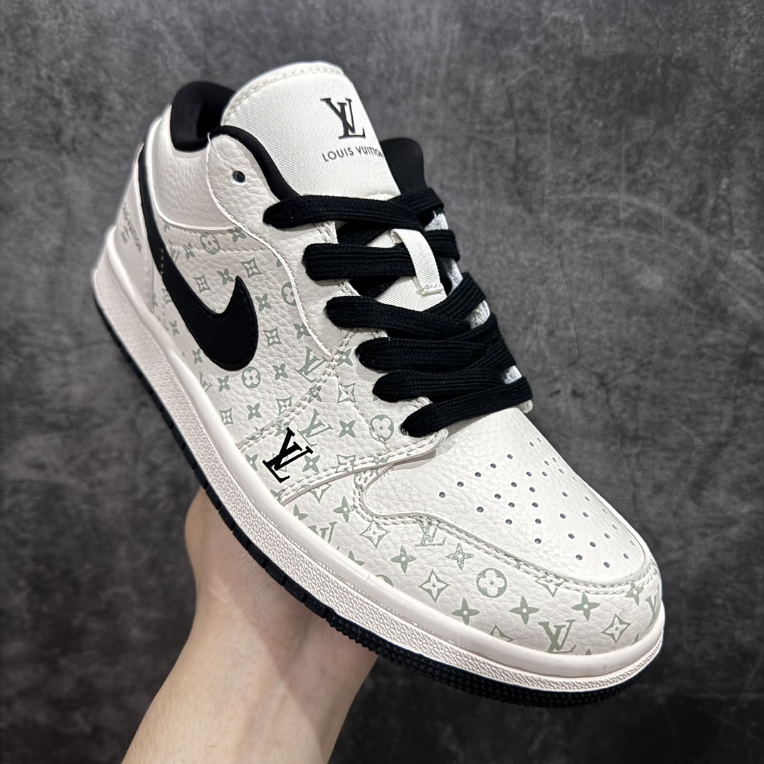 定制版 Air Jordan 1 Low LV联名-印花骑士 高端定制 低帮文化篮球鞋 SJ9950-005