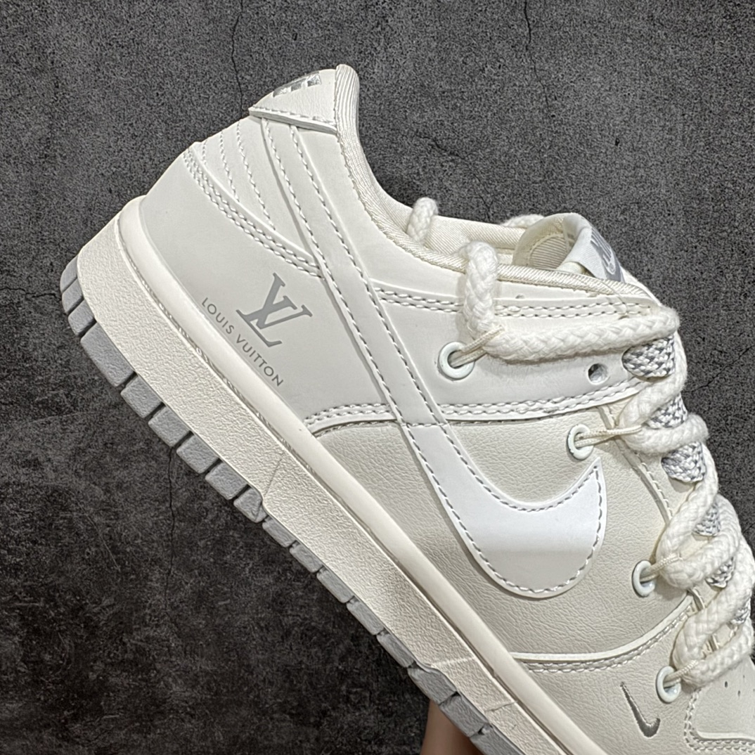 定制版 LV x Nike Dunk Low 米灰抽绳 XX2025-332