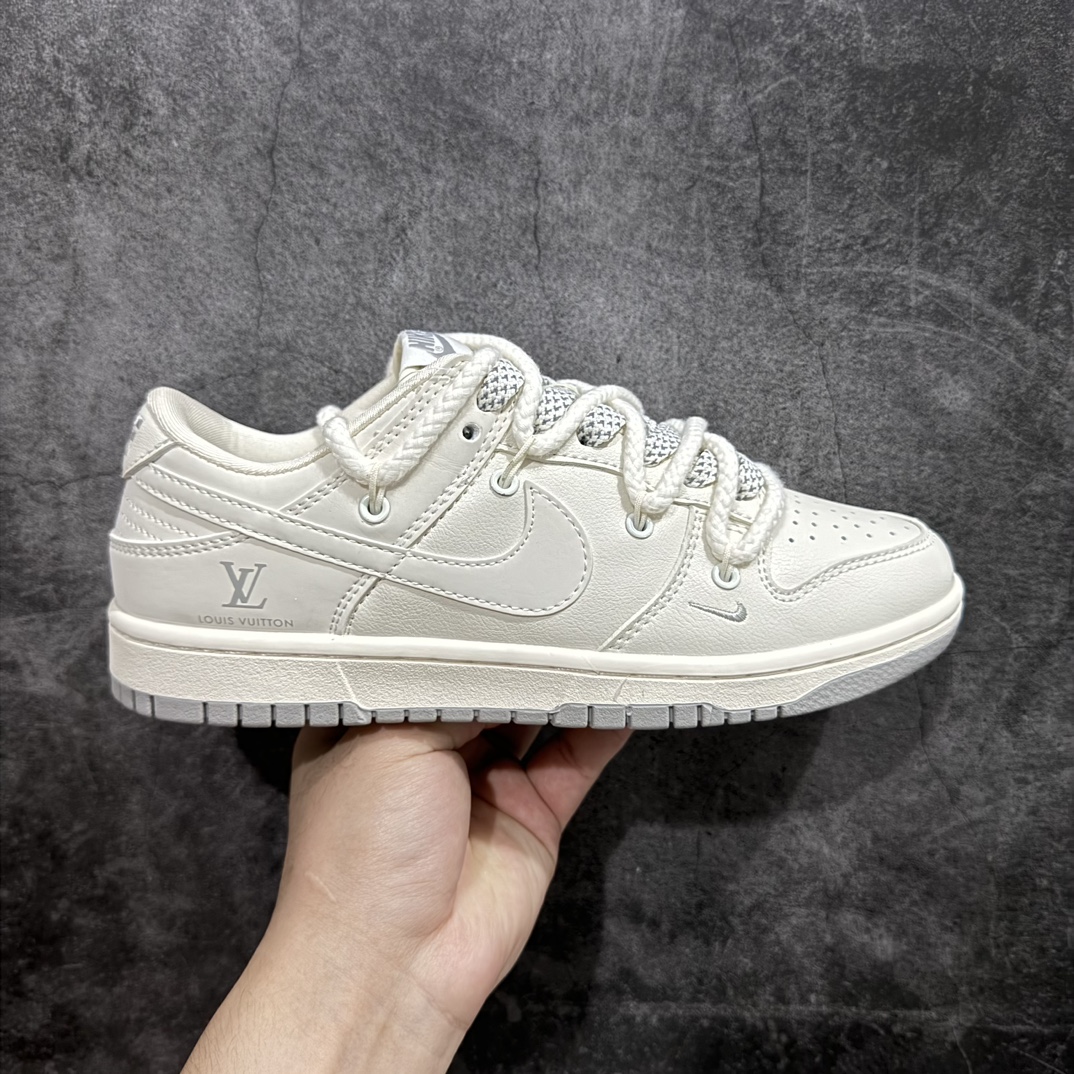 定制版 LV x Nike Dunk Low 米灰抽绳 XX2025-332