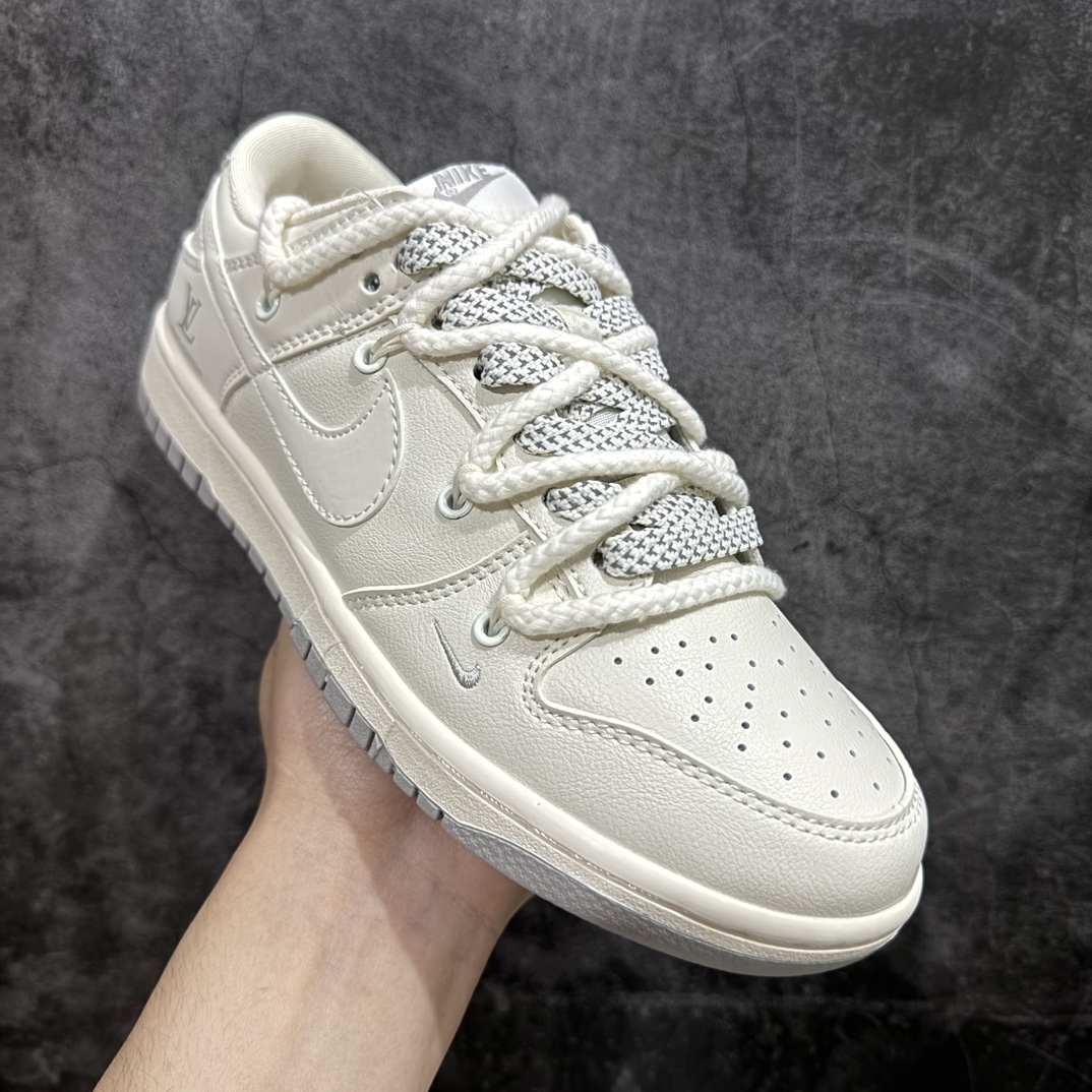 定制版 LV x Nike Dunk Low 米灰抽绳 XX2025-332