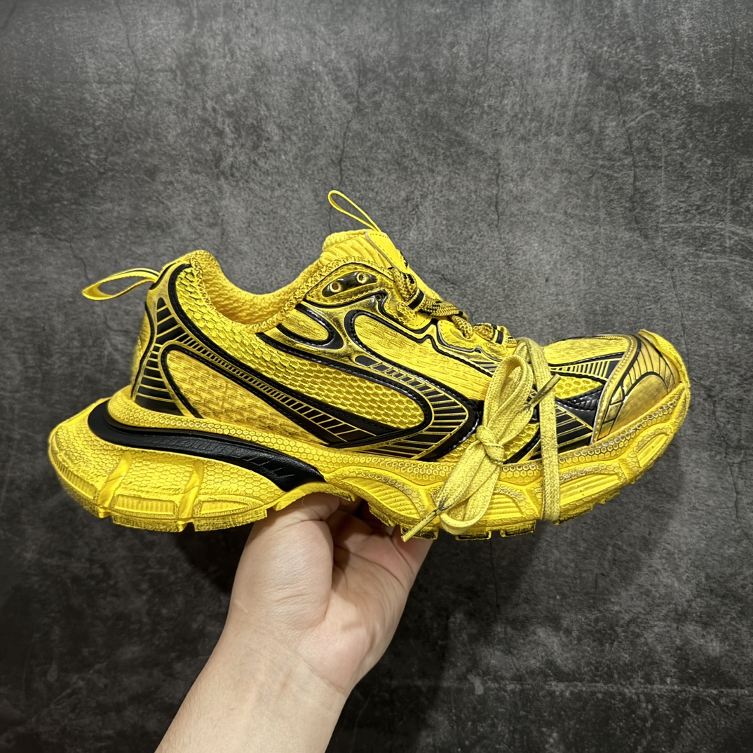 X版纯原 BALENCIAGA 3XL Sneakers 巴黎世家十代网布系带低帮走秀复古老爹鞋