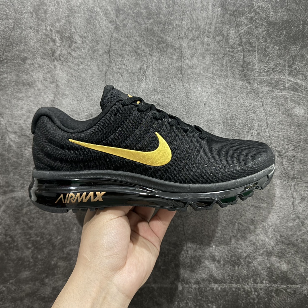 【公司级】NIKE AIR MAX 2017经典长期返厂款n最高工艺 纯原虎扑版本n冲击原版 细节走线品控正品一致1:1原档案数据开发纸版楦型n全掌真Air缓震气垫大底 气压充足n欧索莱海绵去味鞋垫 超轻薄EVA拉帮中底材质❗️ 货号：849540-008 尺码：36-45 编码：YX230250-莆田鞋批发中心