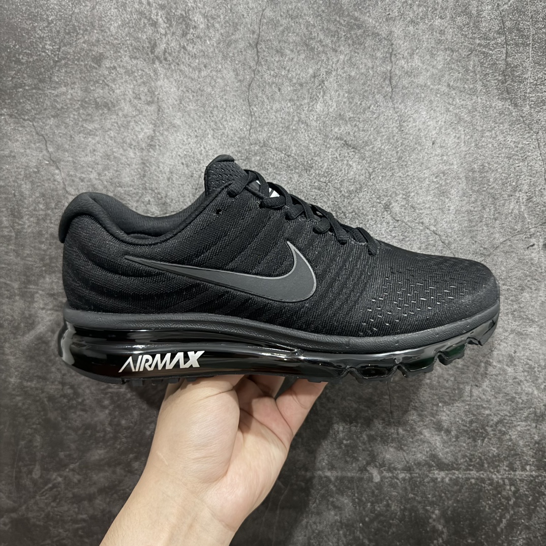 【公司级】NIKE AIR MAX 2017经典长期返厂款n最高工艺 纯原虎扑版本n冲击原版 细节走线品控正品一致1:1原档案数据开发纸版楦型n全掌真Air缓震气垫大底 气压充足n欧索莱海绵去味鞋垫 超轻薄EVA拉帮中底材质❗️ 货号：849560-004 尺码：36-45 编码：YX230250-莆田鞋批发中心