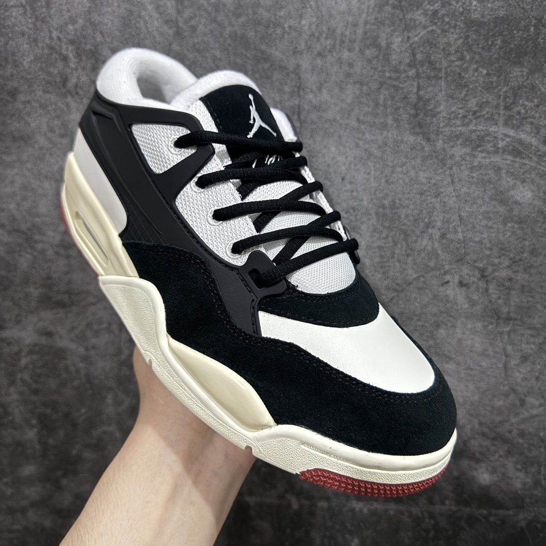 纯原版AirJordanAJ4RM重制版低帮复古篮球鞋绿白FQ7939-100采用了低帮的设计并保留了众