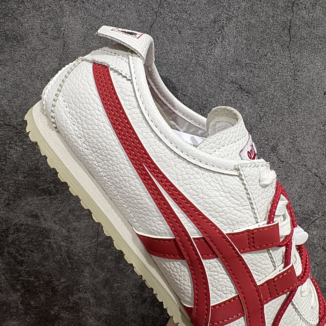 图片[7]-【Good纯原】Asics Onitsuka Tiger MEXICO 66 亚瑟士鬼冢虎复古经典板鞋 龙吟虎啸绑带白红nn印尼厂Oem原单材料 除成型在PT外n其余全部客供材料 淘宝B级代购店铺内供💯n四联官方吊牌 乳胶组合鞋垫、羊皮纸质中底 不用宰手买专柜 这里满足你👊🏼 全新工厂开发 一线品质 全部原鞋一比一开发  Size：36-44.5 编码：HML220240-莆田鞋批发中心