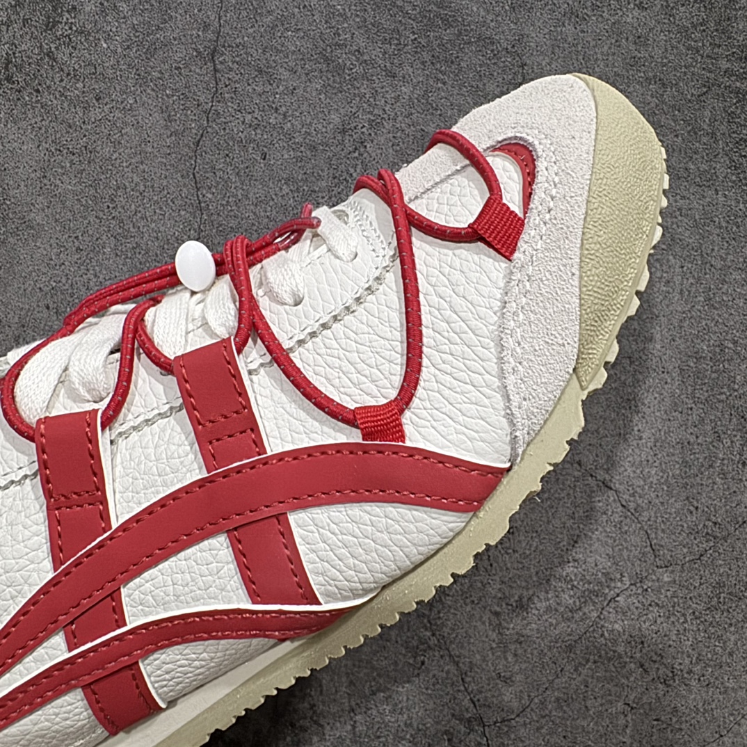 图片[6]-【Good纯原】Asics Onitsuka Tiger MEXICO 66 亚瑟士鬼冢虎复古经典板鞋 龙吟虎啸绑带白红nn印尼厂Oem原单材料 除成型在PT外n其余全部客供材料 淘宝B级代购店铺内供💯n四联官方吊牌 乳胶组合鞋垫、羊皮纸质中底 不用宰手买专柜 这里满足你👊🏼 全新工厂开发 一线品质 全部原鞋一比一开发  Size：36-44.5 编码：HML220240-莆田鞋批发中心