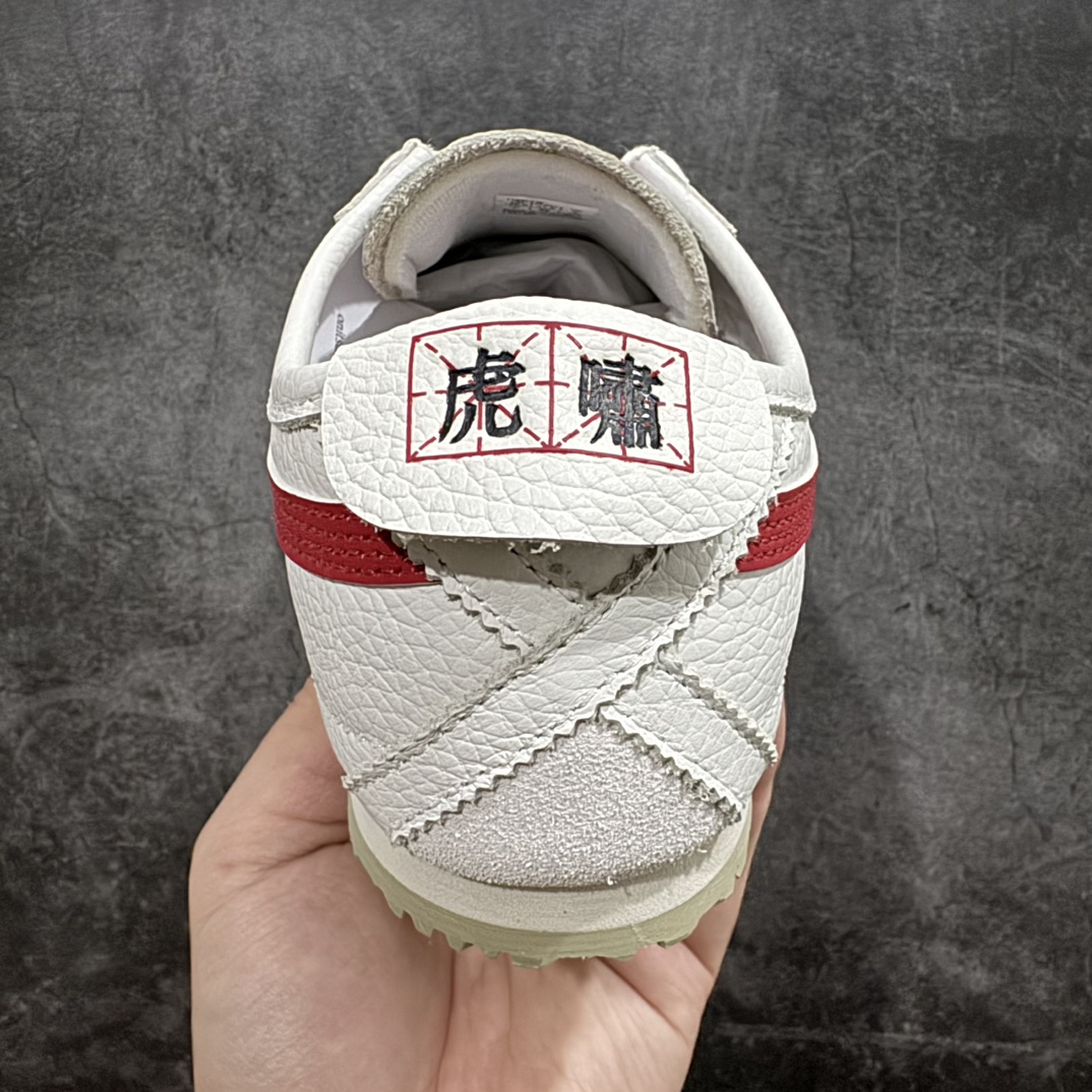 图片[4]-【Good纯原】Asics Onitsuka Tiger MEXICO 66 亚瑟士鬼冢虎复古经典板鞋 龙吟虎啸绑带白红nn印尼厂Oem原单材料 除成型在PT外n其余全部客供材料 淘宝B级代购店铺内供💯n四联官方吊牌 乳胶组合鞋垫、羊皮纸质中底 不用宰手买专柜 这里满足你👊🏼 全新工厂开发 一线品质 全部原鞋一比一开发  Size：36-44.5 编码：HML220240-莆田鞋批发中心