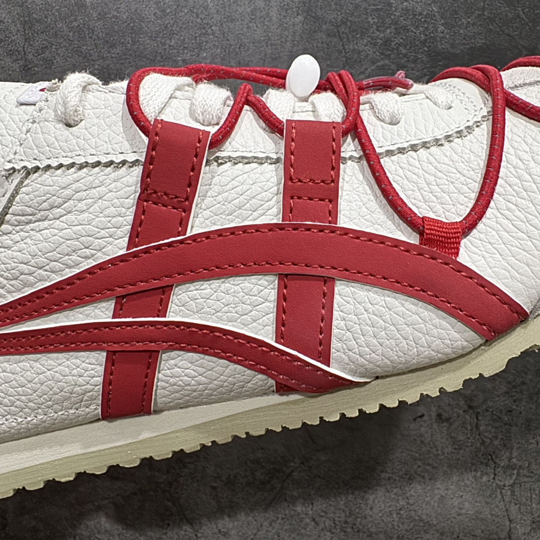 图片[5]-【Good纯原】Asics Onitsuka Tiger MEXICO 66 亚瑟士鬼冢虎复古经典板鞋 龙吟虎啸绑带白红nn印尼厂Oem原单材料 除成型在PT外n其余全部客供材料 淘宝B级代购店铺内供💯n四联官方吊牌 乳胶组合鞋垫、羊皮纸质中底 不用宰手买专柜 这里满足你👊🏼 全新工厂开发 一线品质 全部原鞋一比一开发  Size：36-44.5 编码：HML220240-莆田鞋批发中心